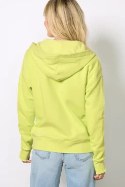Sweatshirts<EVEREVE Nola Snap Detail Hoodie Washedcitron