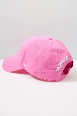 Hats<`47 NY Clean Up Baseball Hat Fluropink
