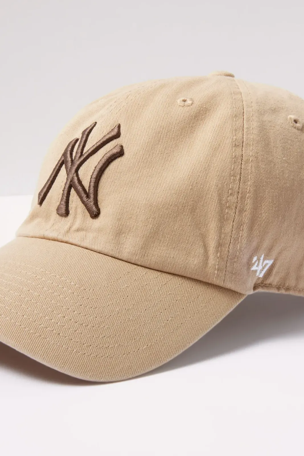 Hats<`47 NY Clean Up Baseball Hat Khaki/Brown
