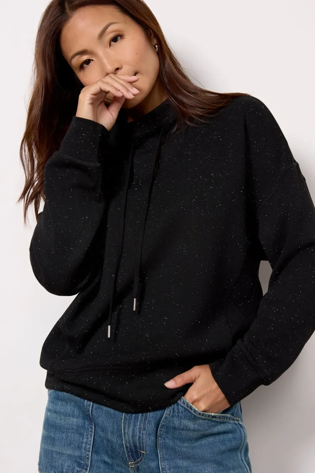 Sweatshirts<VARLEY Oakdale Sweat Blackfleck