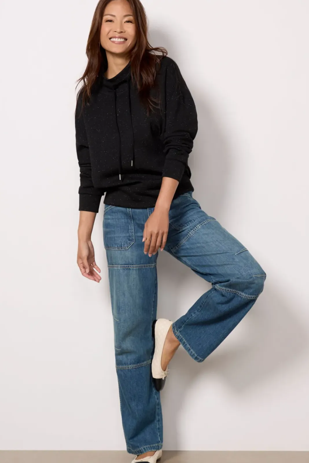Sweatshirts<VARLEY Oakdale Sweat Blackfleck