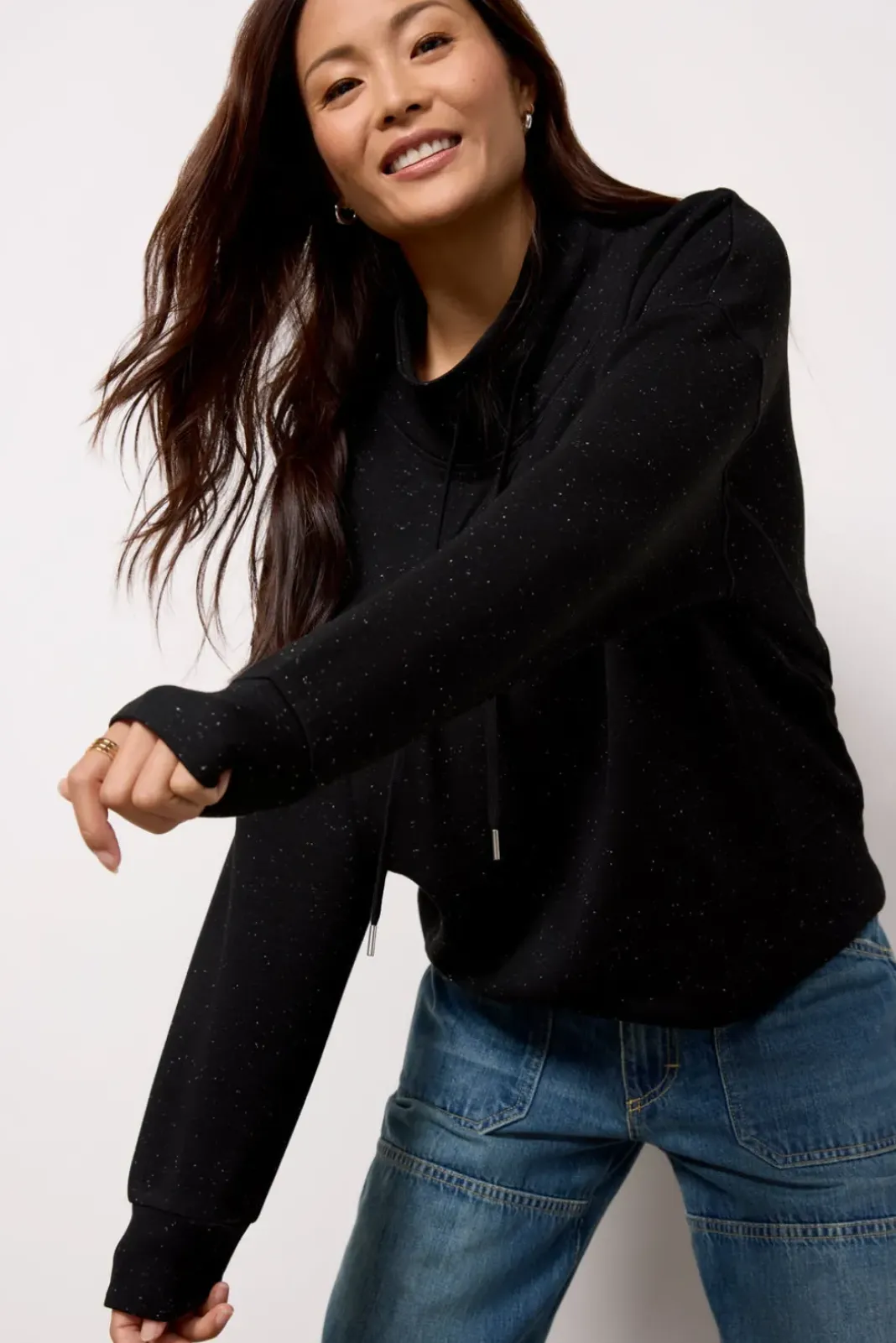 Sweatshirts<VARLEY Oakdale Sweat Blackfleck