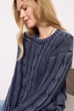 Sweaters<EVEREVE Oaklee Pullover Washednavy