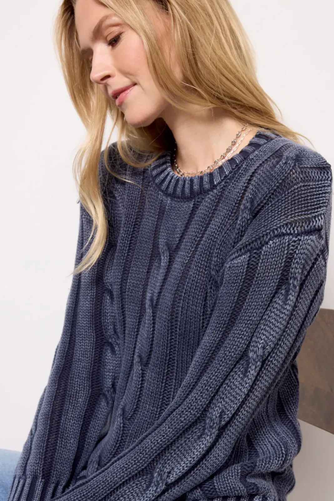 Sweaters<EVEREVE Oaklee Pullover Washednavy