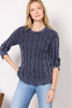 Sweaters<EVEREVE Oaklee Pullover Washednavy
