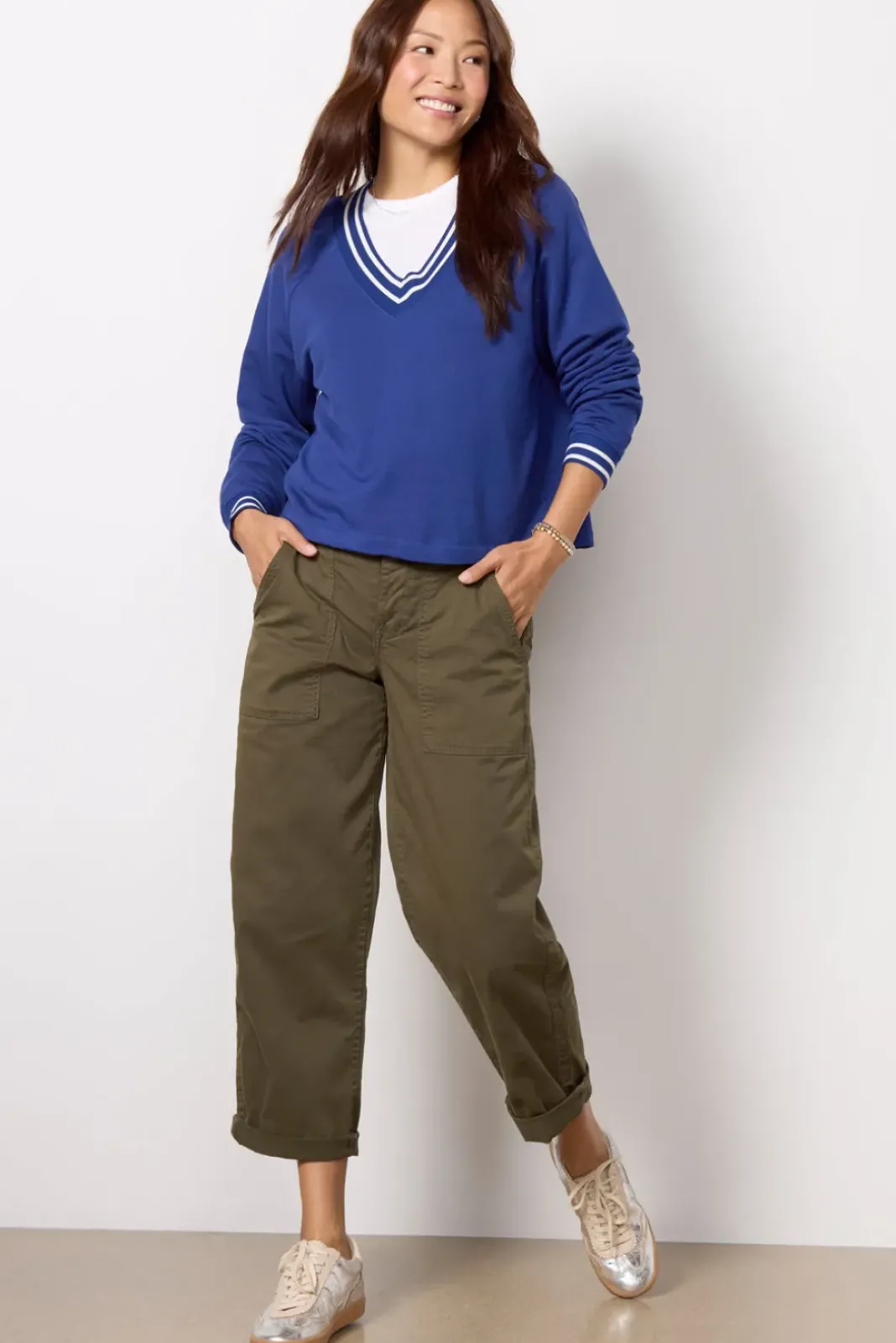 Sweatshirts<Z SUPPLY Off The Court Sweatshirt Bellwetherblue
