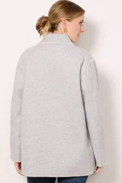 Blazers & Jackets<Z SUPPLY Olivia Whipstitch Jacket Heathergrey