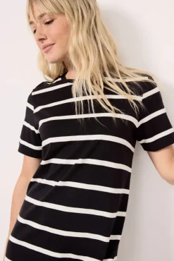 Dresses<SANCTUARY One and Only T Shirt Dress Blackstripe