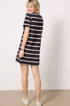 Dresses<SANCTUARY One and Only T Shirt Dress Blackstripe