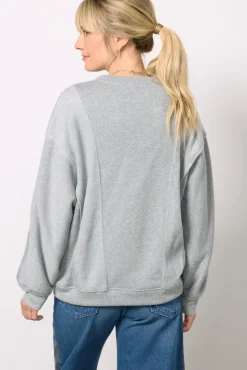 Sweatshirts<Z SUPPLY Out Of Towner Sweatshirt Heathergrey
