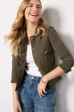 Blazers & Jackets<PAIGE Pacey Jacket Vintagebayougreen
