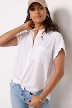 Tops & Tees<SPLENDID Paige Shirt White