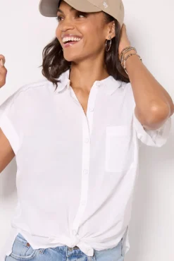 Tops & Tees<SPLENDID Paige Shirt White