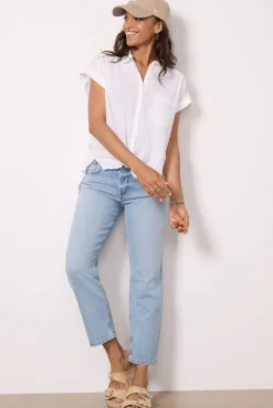 Tops & Tees<SPLENDID Paige Shirt White