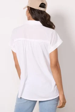 Tops & Tees<SPLENDID Paige Shirt White