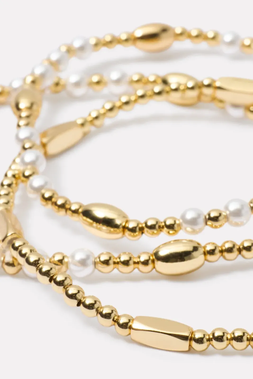 Jewelry<EVEREVE Palmer Pearl Bracelet Pack Gold
