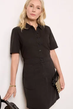 Dresses<MICHAEL STARS Paola Utility Dress Black