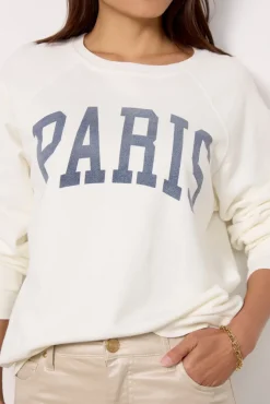 Sweatshirts<RETRO BRAND BLACK LABEL Paris Sweatshirt Antiquewhite