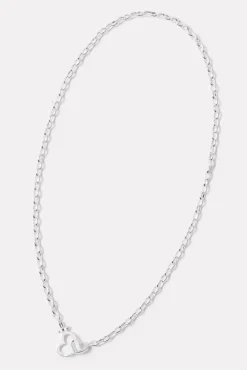 Jewelry<GORJANA Parker Heart Necklace Silver