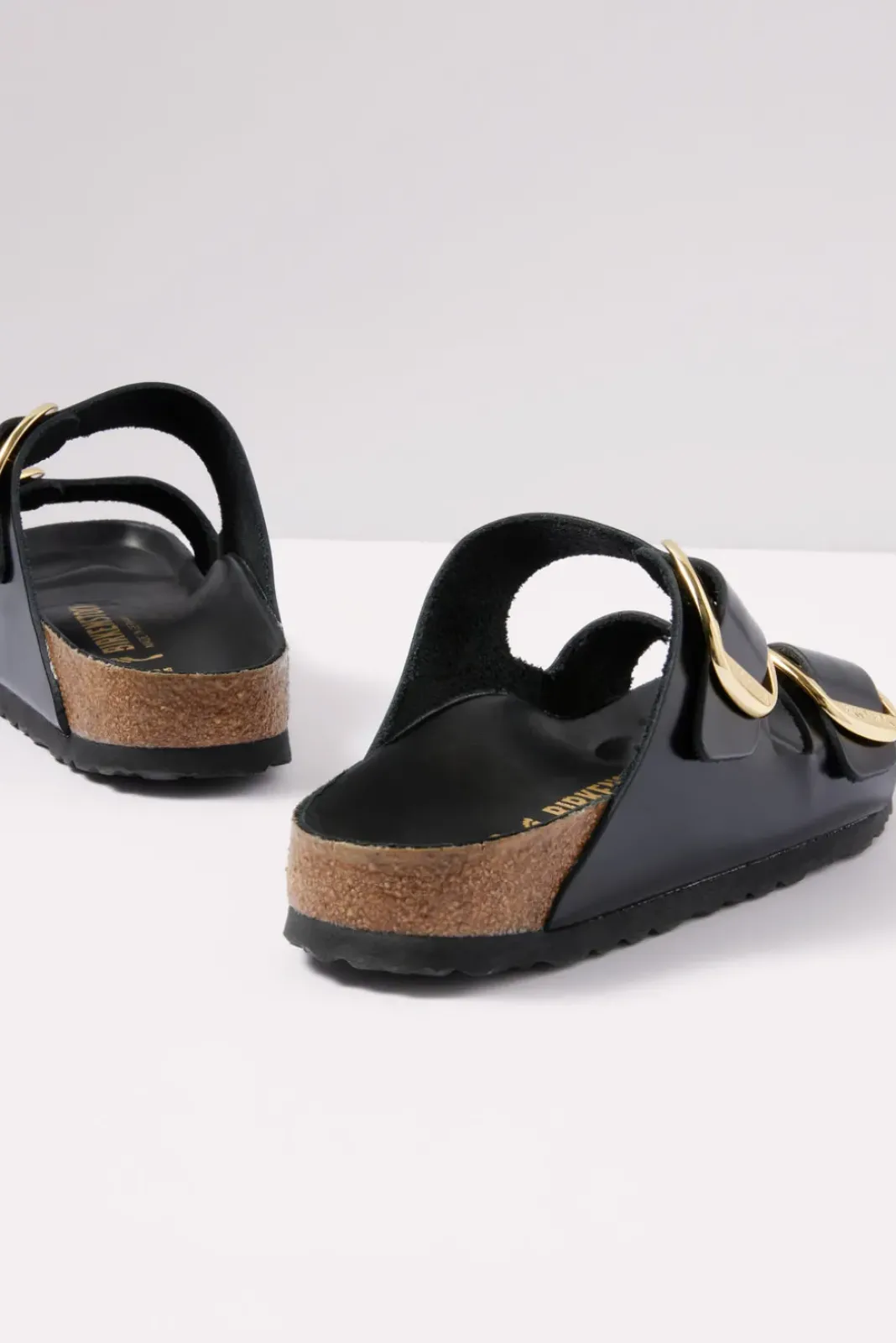 Shoes<BIRKENSTOCK Patent Arizona Sandal Black