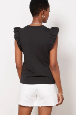 Tops & Tees<NATION LTD Paulette Tank Jetblack