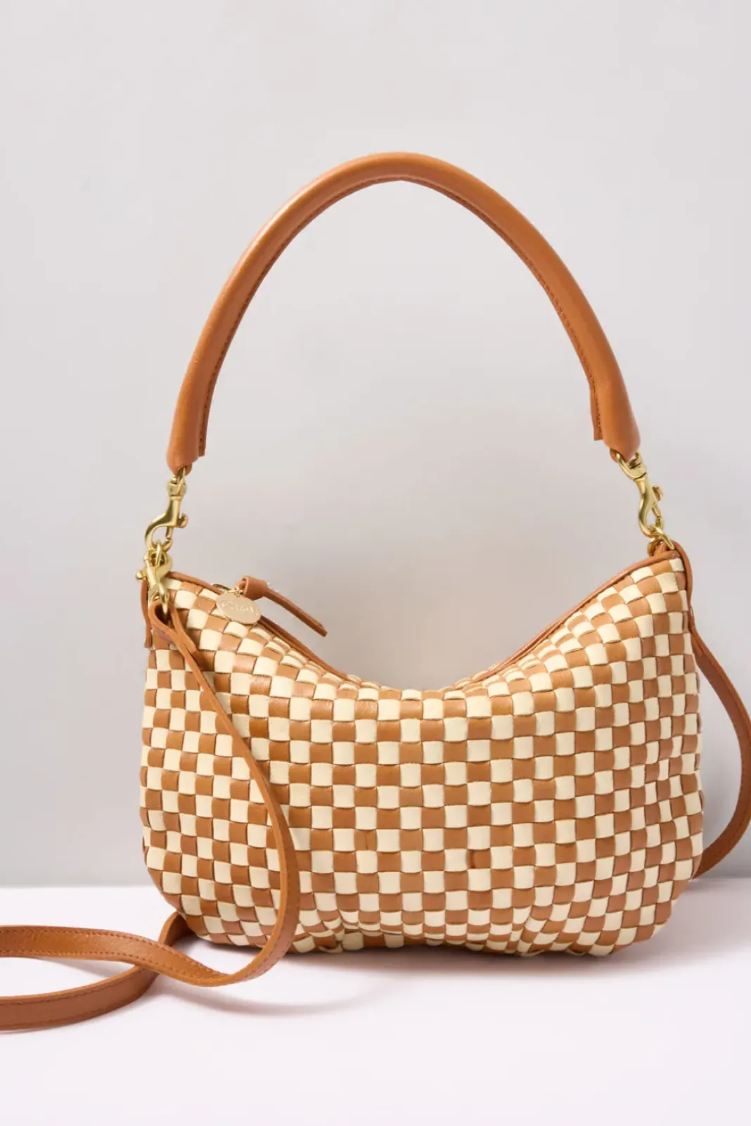 Bags<CLARE V. Petit Moyen Messenger Natural/Creamcheck