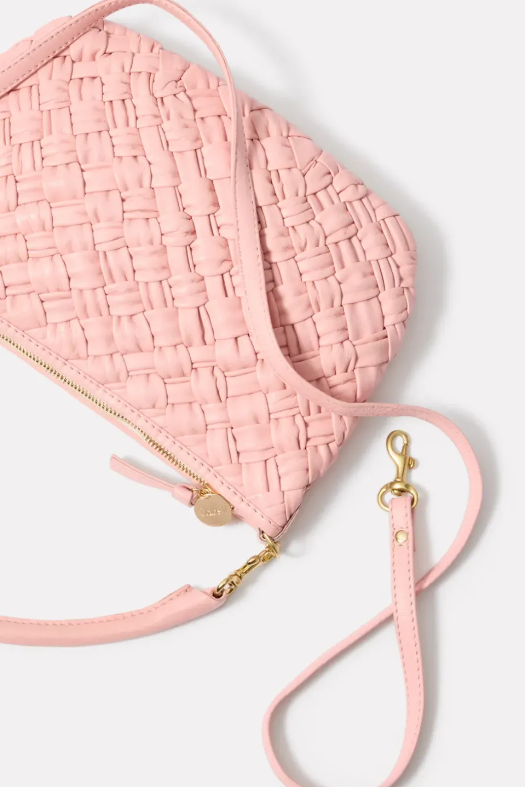 Bags<CLARE V. Petit Moyen Messenger Blushpuffywoven