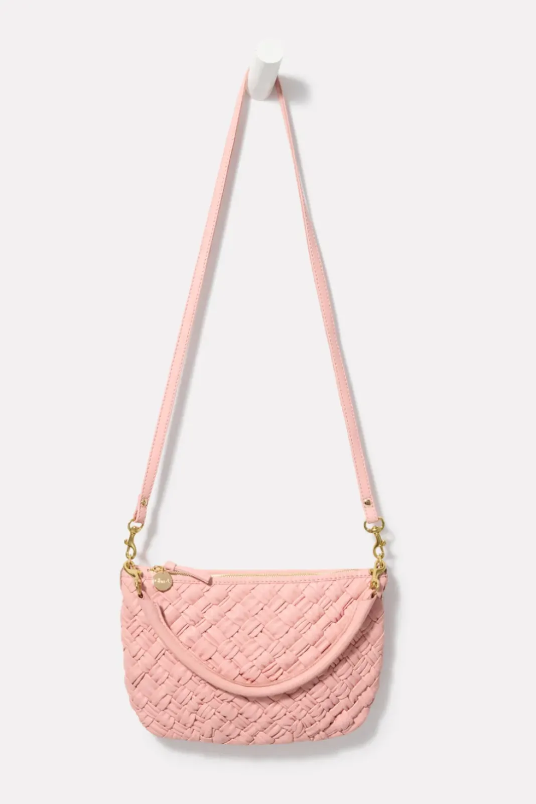 Bags<CLARE V. Petit Moyen Messenger Blushpuffywoven