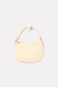 Bags<CLARE V. Petit Moyen Messenger Creamwovencheck