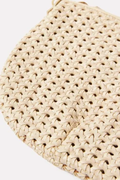 Bags<CLARE V. Petit Moyen Messenger Creamrattan