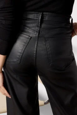 Pants & Leggings<KUT FROM THE KLOTH Petite Coated Meg Wide Leg Black