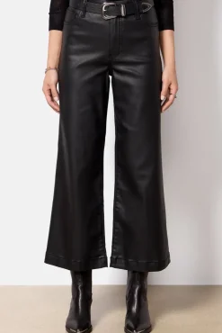 Pants & Leggings<KUT FROM THE KLOTH Petite Coated Meg Wide Leg Black