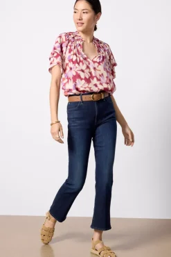 Jeans<MOTHER Petite Lil` Hustler Ankle Cornerpiece