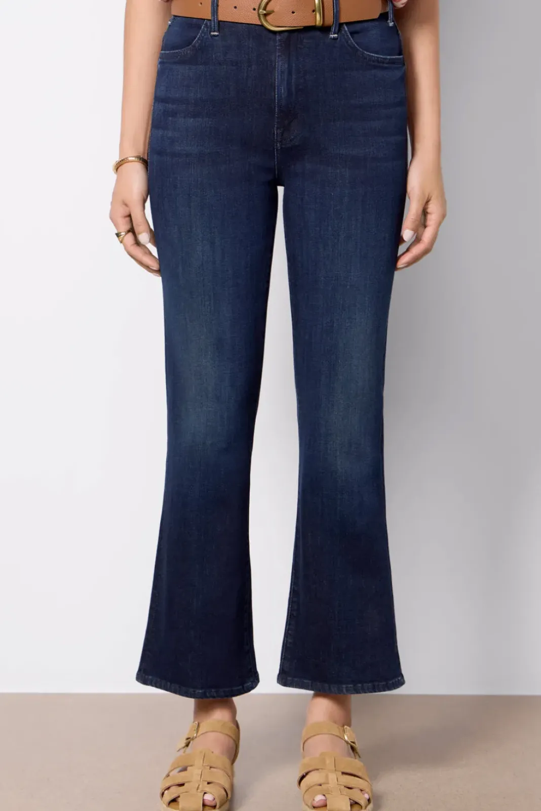 Jeans<MOTHER Petite Lil` Hustler Ankle Cornerpiece