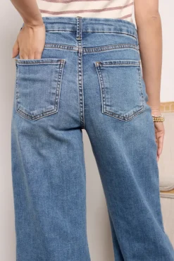 Jeans<KUT FROM THE KLOTH Petite Meg Wide Leg Gripping
