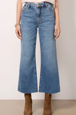 Jeans<KUT FROM THE KLOTH Petite Meg Wide Leg Gripping