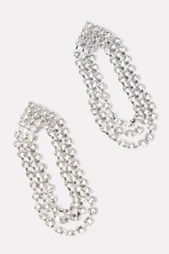 Jewelry<EVEREVE Pia Pave Party Earring Silver