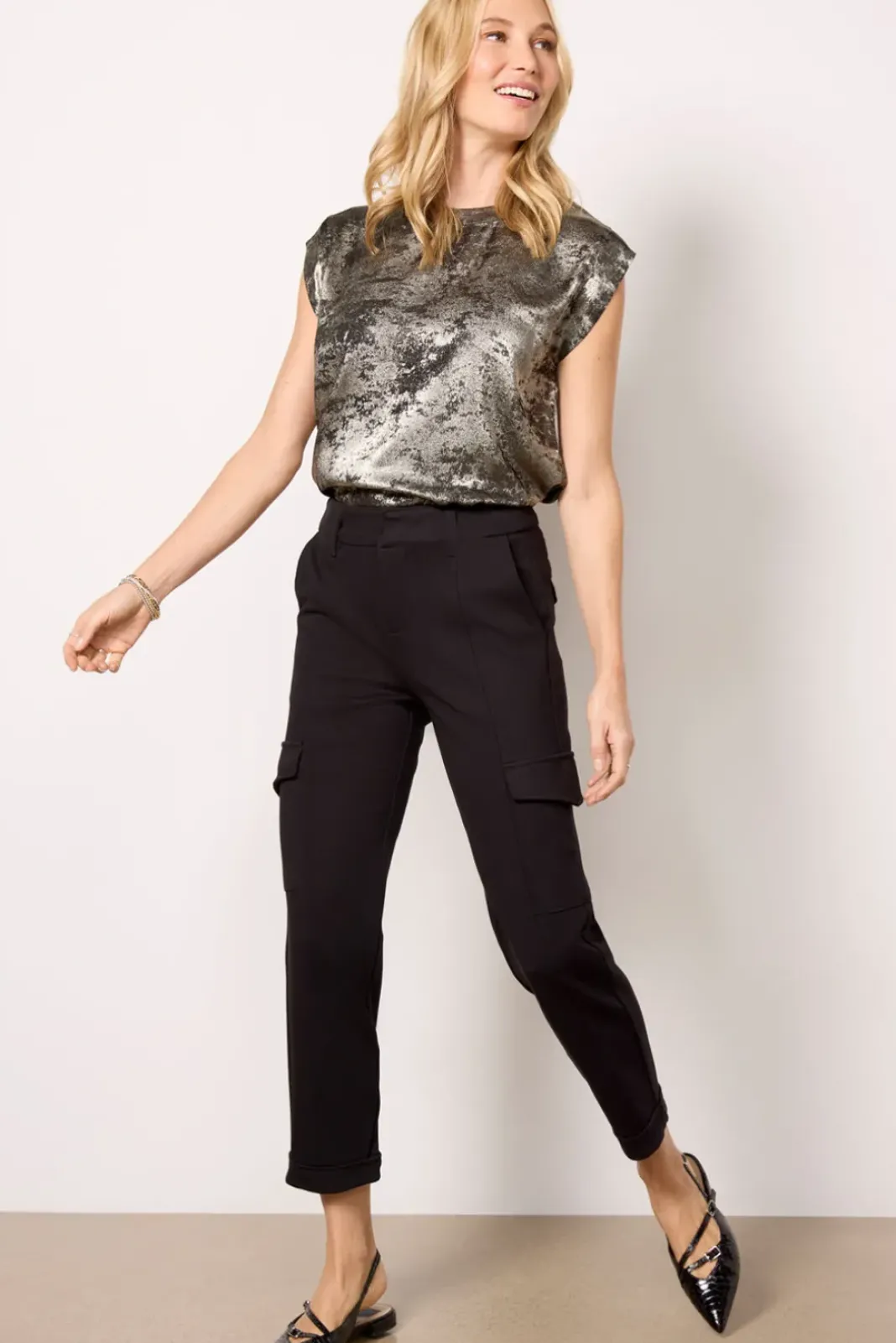 Pants & Leggings<SANCTUARY Ponte Cargo Black