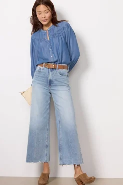 Tops & Tees<EVEREVE Poppy Denim Shirt Middenim