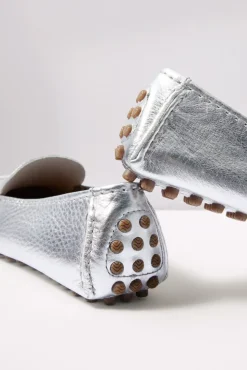 Shoes<SPERRY Port Driving Moccasin Silver
