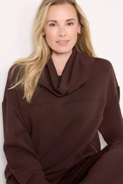 Matching Sets|Sweatshirts<VARLEY Priya Longline Sweatshirt Coffeebean
