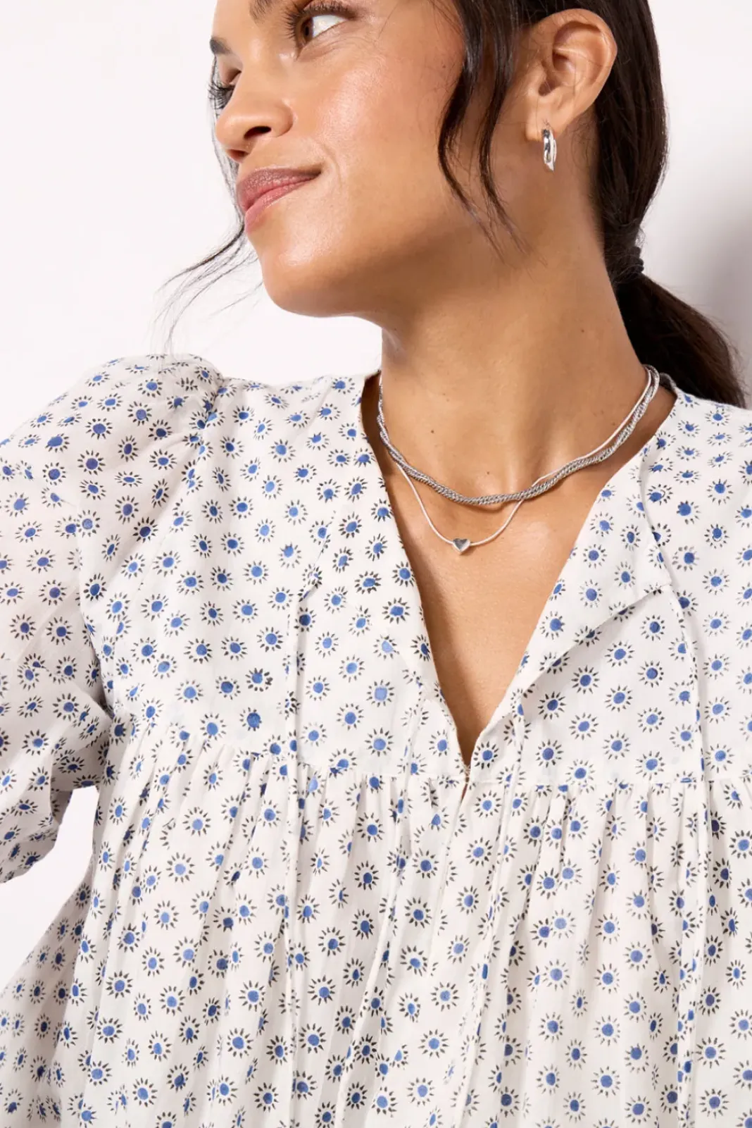 Tops & Tees<EMERSON FRY Puff Isla Top Signetindigo