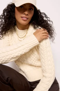 Sweaters<PISTOLA Quinn Pullover Ivory