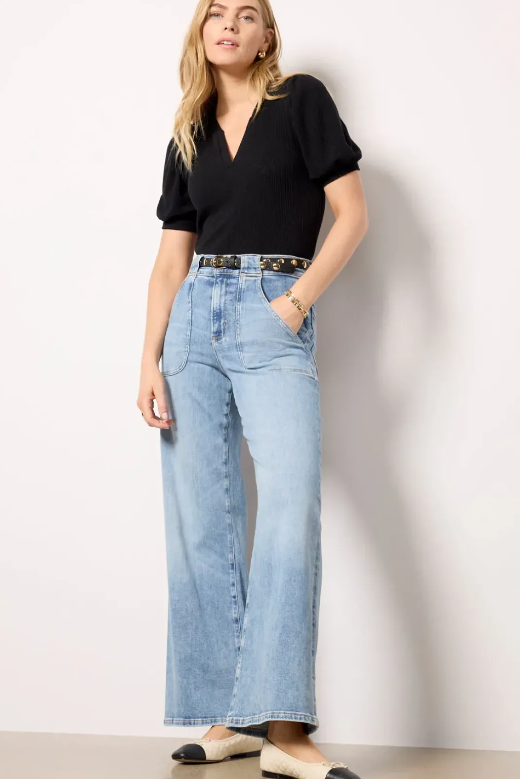 Tops & Tees<MICHAEL STARS Quinn Top Black
