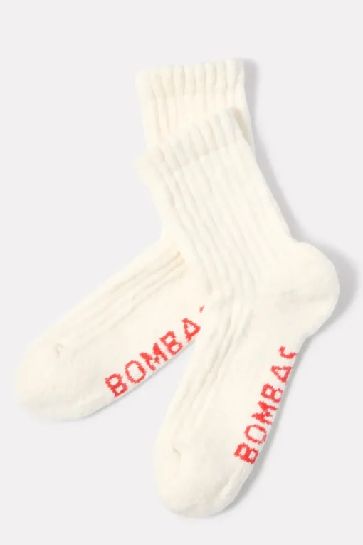 Socks<BOMBAS Ragg Randomfeed Half Calf Cream