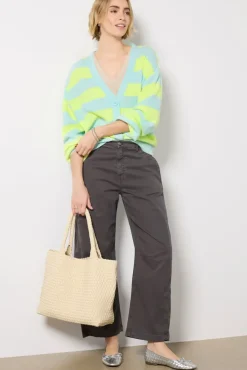 Sweaters<AMERICAN VINTAGE Raxow Cardigan Jaunefluorayecrystal