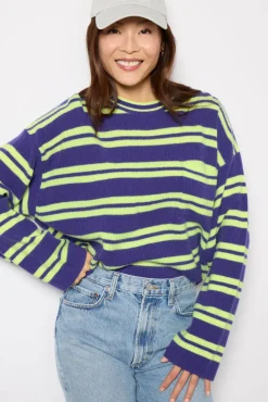 Sweaters<AMERICAN VINTAGE Raxow Pocket Pullover Violetrayuresfluo