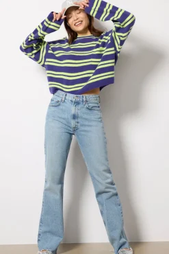 Sweaters<AMERICAN VINTAGE Raxow Pocket Pullover Violetrayuresfluo