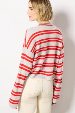 Sweaters<AMERICAN VINTAGE Raxow Pocket Pullover Grisrayuresfraise