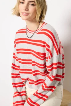 Sweaters<AMERICAN VINTAGE Raxow Pocket Pullover Grisrayuresfraise